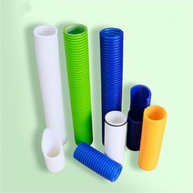 아연각관 PE 파이프 튜브 배선 슬리브 75mm 95mm 110mm 유연한 벨로우 신선한 공기 시스템 에어컨용 1M 길이, [04] green, [01] 75, 1개