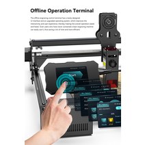 소형 레이저 각인기 휴대용Atomstack 터미널 제어판 인터페이스 A5 M50/A10/S10/X7 Pro 조각사 용 오프라인, 한개옵션0