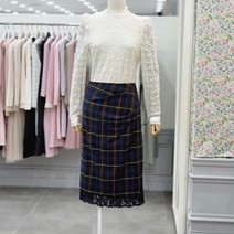 레니본 그린델체크스커트(RSW7940LR)