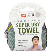 엔릿 슈퍼드라이 스포츠타올 L 60 x 120 cm, OD Green, 1개