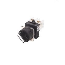[카콘] K Series 25파이 2단 원형 단레버 셀렉터 스위치 K25-41K 24VDC