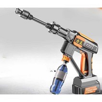 압축 고압 분무기 살포기 농약 충전식 펌프 기계 차이, 배터리 1개 모델 + 5미터 수도관