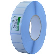유포지 35X25mm 지관75mm 유포 롤라벨 용지 BLU-352575