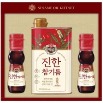 CJ 설 명절 선물 세트 백설 진한 참기름 2호 1개