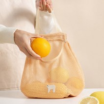 애니멀 메쉬그물 다용도 과일보관망 야채보관망 감성야채망 장바구니 양파망 감자망 과일망 마늘망 그물망, 레드