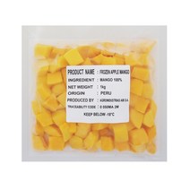 [솜] 냉동애플망고 페루산 다이스컷, 1개, 5kg(1kgx5팩)
