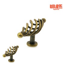 꽈배기 1구 가구손잡이 엔틱 철물손잡이 서랍장고리 신발장손잡이