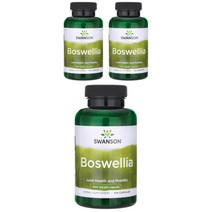 스완슨 보스웰리아 400mg 캡슐, 100개입, 3개