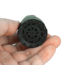 네발 노인 의료용 19mm 고무 미끄럼 방지 워킹 스틱 목발 지팡이 하단 패드 지팡이 캡 커버 보호대 등산, 한개옵션0