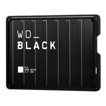 [Western Digital] 외장HDD WD Black P10 Game Drive [USB3.2 GEN1 / PS4 XBOX호환] [블랙/2TB]