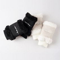 슈퍼공 겨울 여성 골프 양손 스웨이드 핸드워머 장갑, 블랙