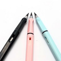 미소로 무한연필 1Set(3개입) 1개(랜덤) 깎지않는 연필