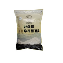 산아래토종우리밀가루 앉은뱅이 백밀가루 박력분, 10개, 1kg