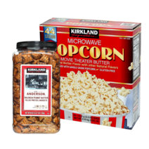 [코스트코] 커클랜드 시그니춰 전자레인지 팝콘 4.10kg 피넛버터 프레첼 1.56kg