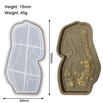 실리콘몰드 수제 석고 시멘트 금형실리콘 석고 금형 양식 DIY 및 콘크리트 캔들 컵 홀더 수제 공예, 05 B-Women 03