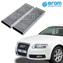 이롬필터 CUK3023-2 프리미엄 활성탄 에어컨필터, 1set, 아우디 A6 3.0 V6 (4F/C6) (04~06년)