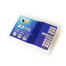 컨트롤러 배터리 RC 비행기용 비행기 비행 스태빌라이저 고정익 콥터용 3 축 자이로 A3 V2, 2 pieces