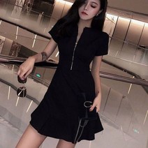 화이트블루 세련되고 우아한 여성 패션 원피스 한 여름 드레스 2023 미적 의류 미니 어 짧은 검은 드레스