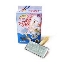 죽은털 엉킨털제거용 강아지 슬리커 S 애견미용 강쥐털갈이시기 아깽이털관리 댕댕이빗질