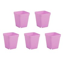 비닐하우스패드 보온재 제작 원터치 온실장 미니 조립식 캔디 색상 미니 스퀘어 플라스틱 식물 꽃 냄비 홈, 07 라벤더_02 Thick