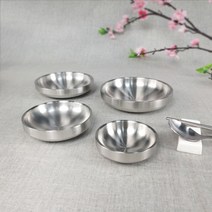 오메가키친 D스텐 이중 찬기 시리즈 샤틴 스텐 찬기 4사이즈 앞접시 찬그릇 OMG, D샤틴이중찬기 15.5cm