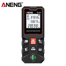 레이저수평자 광파기 레이저 줄자 레벨기 수광기 수평기 aneng 40m60m80m100m laser measure lcd digital laser distance meter, 40m