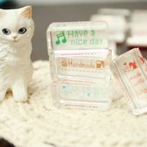 퍼니맨크리스탈스탬프Ver2 (Daily시리즈)/정스탬프 메세지스탬프 다이어리꾸미기 크리스탈도장, 258.Niceday