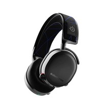 SteelSeries Arctis 7P 무선 - 무손실 2.4GHz 무선 게이밍 헤드셋 - 플레이스테이션 5 및 플레이스테이션 4용 - 블랙 - 플레이스테이션 5 (블랙)