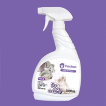 펫크린 강아지 고양이 대용량 냄새 탈취제 라벤더 1000ml