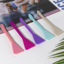 레인보우 실리콘 팩붓 팩브러쉬 미용붓, 레인보우 팩붓-스카이, 1개