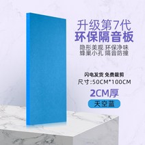 [2+1] 차음재 방음벽 설치 방음문 가정용 실내 차음 시트 2-7cm두께 50x100, E.[2cm 이코노미] 스카이 블루
