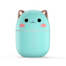 사무실 가습기 기화식 usb 미니 불멍 무선 가열식 추천 공기 침실 자동차 식물 청정기 에 대한 야간 조명 멋진 안개와 귀여운, 2-갈색