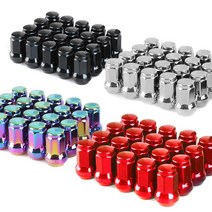 락모터스 자동차 락너트 P1.5XM12 현대 기아 스페셜키 휠너트 휠볼트 경량너트 락볼트 휠 타이어튜닝 차량용, 7각락너트(티탄)