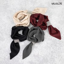 모슬린 엄마옷 무지 큐빅 고리 머플러 EAS112067 마담 미시옷 중년여성의류 빅사이즈 50대 60대여성옷