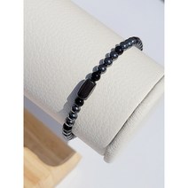 헤마타이트 오닉스 원석 팔찌 커플 우정 팔찌 선물