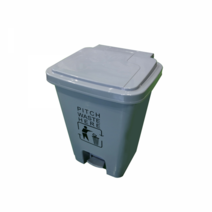 [식공구] 페달식 휴지통 (소 30L) / 재활용 분리수거 다용도 쓰레기통 식품공장 업소용 가정용 사무용 카페, 1개