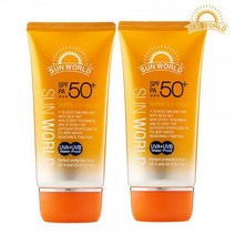 썬월드 수퍼 워터프루프 썬크림 SPF50+ PA+++, 2개, 80ml