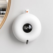 도넛피그 자동 거품 디스펜서 250ml 손세정제 물비누 핸드워시 호텔 화장실 욕실 벽걸이 오토 버블 세제 통
