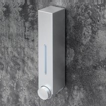 실버 벽걸이 1구 물비누 주방세제 디스펜서 (420ml)