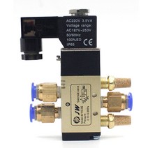 솔벨브 4V110-06/DC24V/AC220V/AC110V/Sol valve, 8MM /4V110-06 AC220V