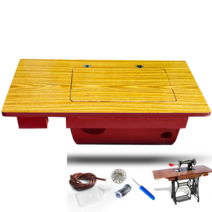 미싱 테이블 작업대 재봉틀 탁자 다이 작업 판 다리, 부티크 옐로우 미싱테이블