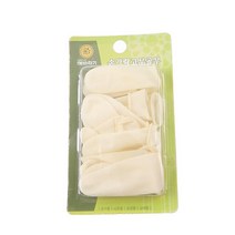 여과 작업 남성용 대형 손가락 라텍스 골무 2개