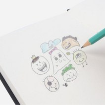 스케치노트 A5 스케치 북 드로잉북 크로키북 캘리그라피 노트, 1개