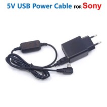 ADAPTER AC-PW10AM 카메라 보조배터리 USB 케이블 및 어댑터 충전기 소니 A77 II A99 A100 A200 A290 A330 A380 A390 A450 A50, 4.AU