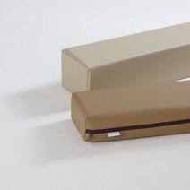 국내생산 침대 틈새 쿠션 가죽 재질 주문제작, 150cm x 20cm, 15cm