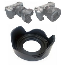 카메라 렌즈 후드 Sony fe 28 60mm f4 5 6 28 60mm f4 5 6 sel2860 40 5mm a7c a7r a7s a7 ii iii iv 키트 꽃 그늘, 없음