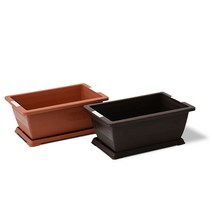 마이플랜트 채소밭 텃밭 화분, 밤색 화분받침