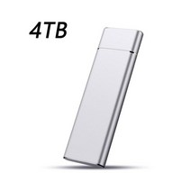 문틀 철봉 가정용 실내 휴대용 SSD 하드 드라이브 6TB 8TB 4TB 2TB TB 500GB 고속 외장 M.2 B 3. 인터페이스 대용량 저장, 11 4TB Silver, 한개옵션1