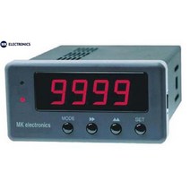 9999 표시레인지 DC 5A까지 측정 지시하며 다양한 출력을 구비한 디지털 판넬메타 직류전류계 DDA-132A, DC12V~24V, 100mV입력, H/L+RS232C출력