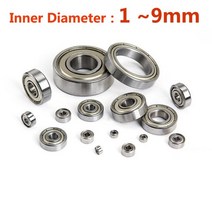 전기모터 소형 DC 전동 강력모터 미니어처 베어링 고속 장난감 모터 모델 소형 603 604 605 606 607 608 60, 30 MR105ZZ  5x10x4_01 1Pcs